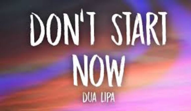 dont start now lyrics